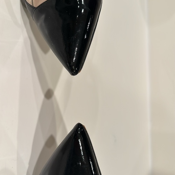 Michael Kors black patent pointy toe heels size 7.5 - Picture 7 of 7